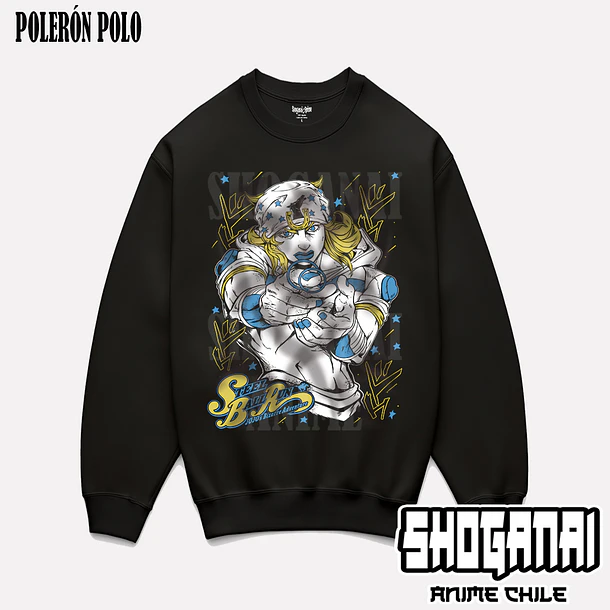 JJS11 Johnny Joestar - JOJO'S BIZARRE ADVENTURE - ADULTO (Polera o Polerón) 6
