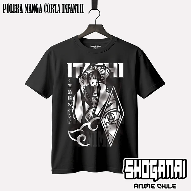 NAR01 Itachi Uchiha - NARUTO - INFANTIL (Polera o Polerón) 1