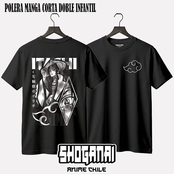 NAR01 Itachi Uchiha - NARUTO - INFANTIL (Polera o Polerón) 2