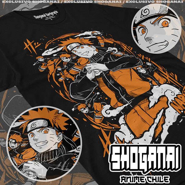 NAR02 Naruto Uzumaki - NARUTO - ADULTO (Polera o Polerón) 1