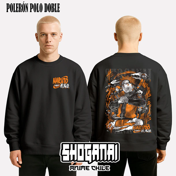 NAR02 Naruto Uzumaki - NARUTO - ADULTO (Polera o Polerón) 7