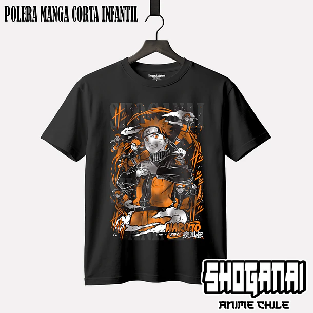 NAR02 Naruto Uzumaki - NARUTO - INFANTIL (Polera o Polerón) 1