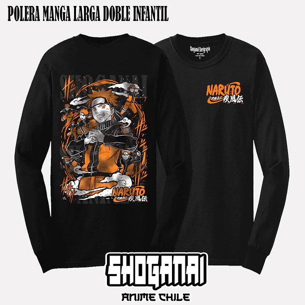 NAR02 Naruto Uzumaki - NARUTO - INFANTIL (Polera o Polerón) 4