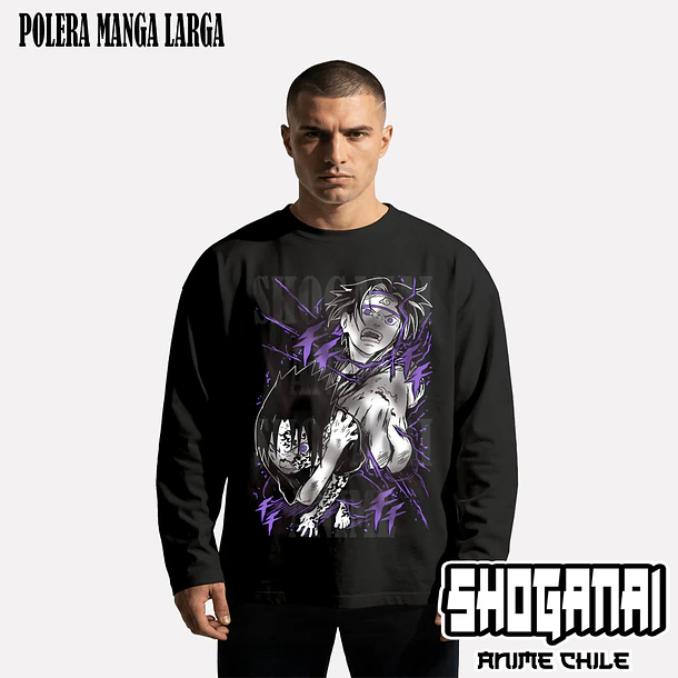 NAR03 Sasuke Uchiha - NARUTO - ADULTO (Polera o Polerón) 3