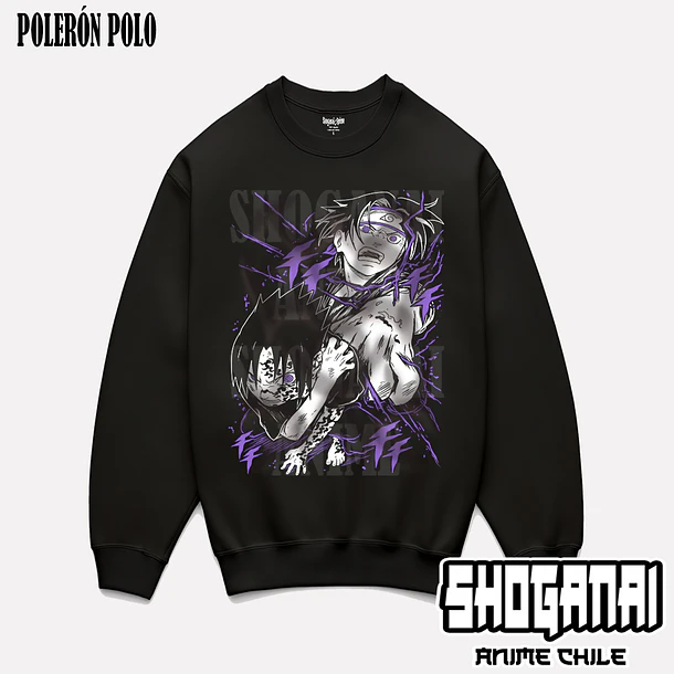NAR03 Sasuke Uchiha - NARUTO - ADULTO (Polera o Polerón) 6