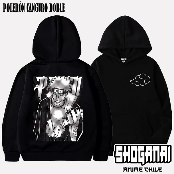 NAR04 Pain - NARUTO - ADULTO (Polera o Polerón) 5