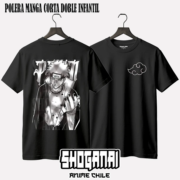NAR04 Pain - NARUTO - INFANTIL (Polera o Polerón) 2
