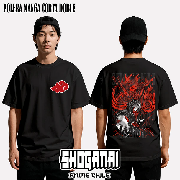 NAR05 Itachi Uchiha - NARUTO - ADULTO (Polera o Polerón) 2