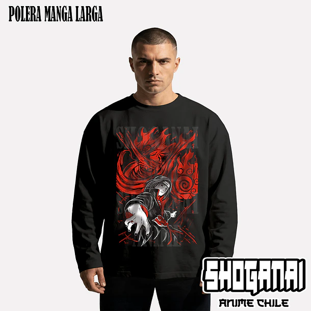 NAR05 Itachi Uchiha - NARUTO - ADULTO (Polera o Polerón) 3