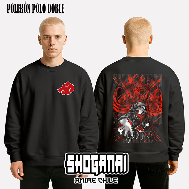 NAR05 Itachi Uchiha - NARUTO - ADULTO (Polera o Polerón) 7