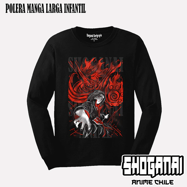 NAR05 Itachi Uchiha - NARUTO - INFANTIL (Polera o Polerón) 3