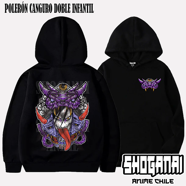 NAR06 Orochimaru - NARUTO - INFANTIL (Polera o Polerón) 5