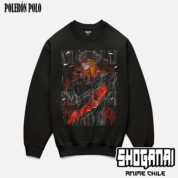 NAR07 Obito Uchiha - NARUTO - ADULTO (Polera o Polerón) 6