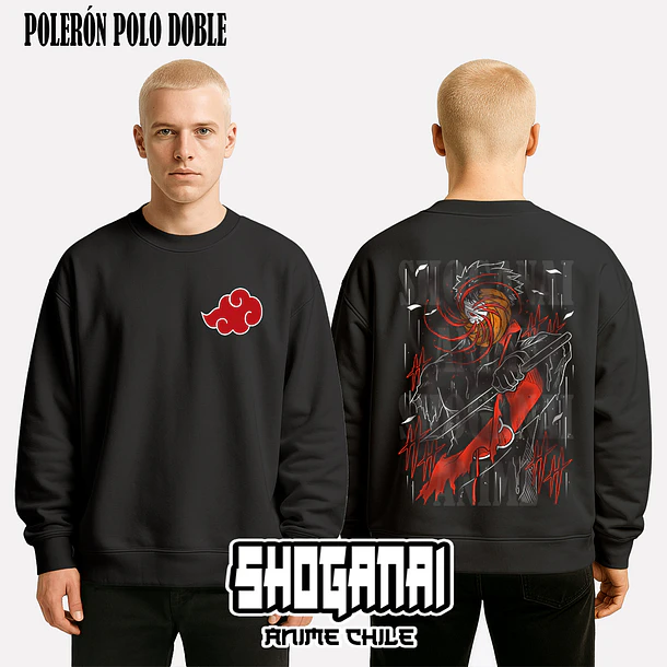 NAR07 Obito Uchiha - NARUTO - ADULTO (Polera o Polerón) 7