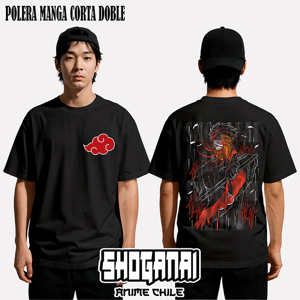 NAR07 Obito Uchiha - NARUTO - ADULTO (Polera o Polerón) 2