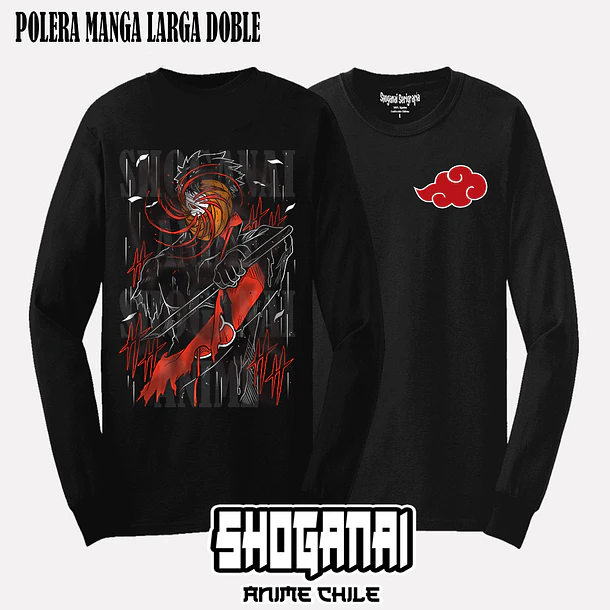 NAR07 Obito Uchiha - NARUTO - ADULTO (Polera o Polerón) 4