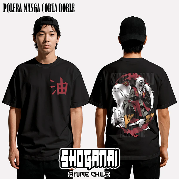 NAR08 Jiraiya - NARUTO - ADULTO (Polera o Polerón) 2