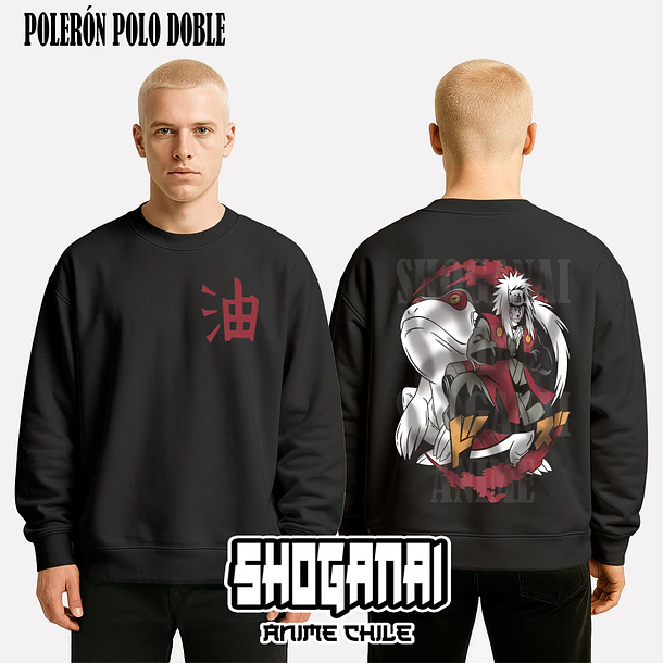 NAR08 Jiraiya - NARUTO - ADULTO (Polera o Polerón) 7