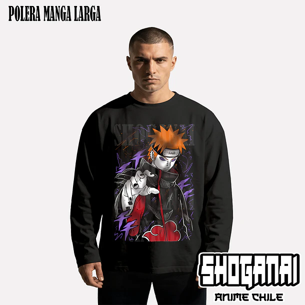 NAR09 Pain - NARUTO - ADULTO (Polera o Polerón) 3