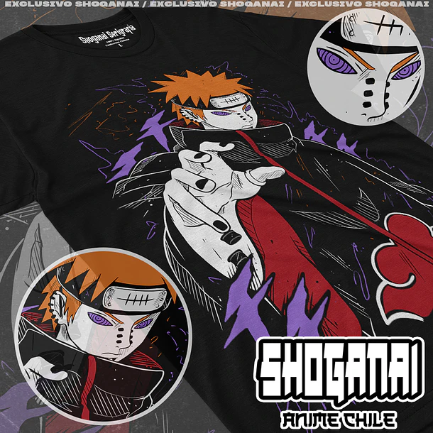 NAR09 Pain - NARUTO - ADULTO (Polera o Polerón) 1