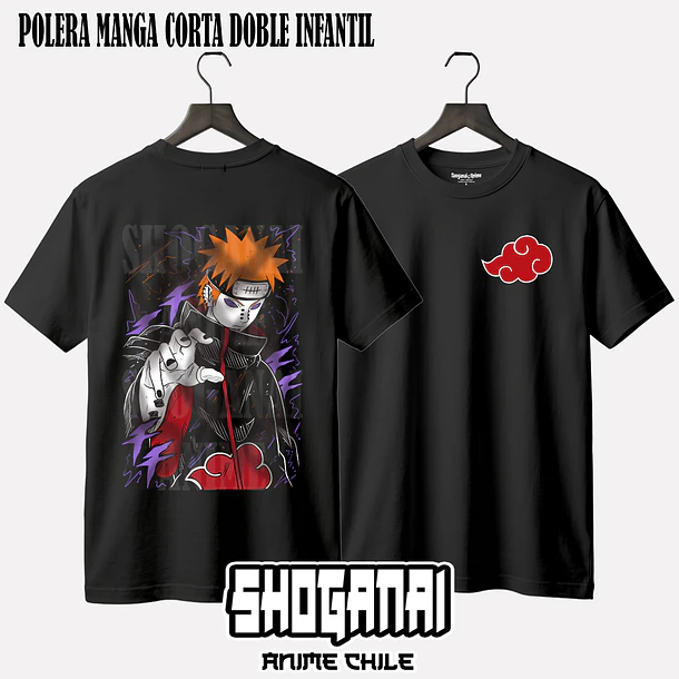 NAR09 Pain - NARUTO - INFANTIL (Polera o Polerón) 2