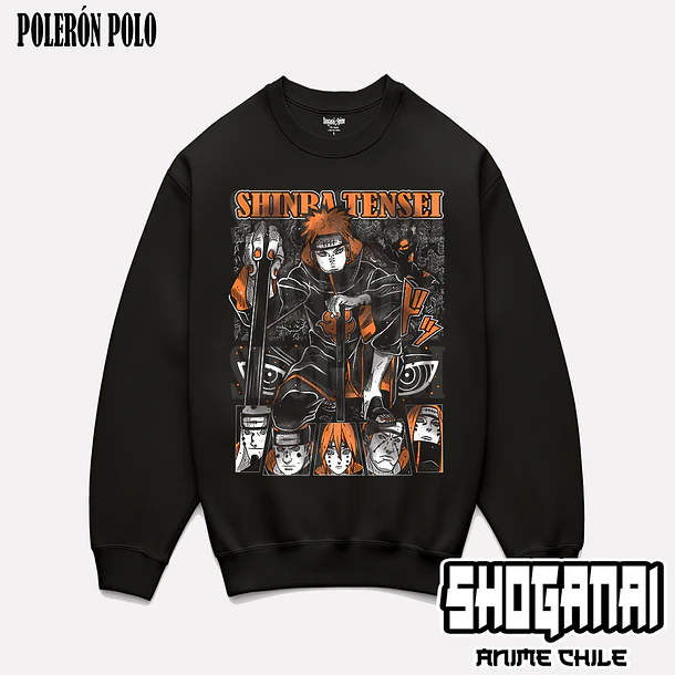 NAR10 Pain Shinra Tensei - NARUTO - ADULTO (Polera o Polerón) 7