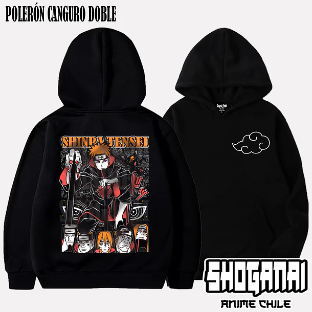 NAR10 OP2 Pain Shinra Tensei - NARUTO - ADULTO (Polera o Polerón) 5