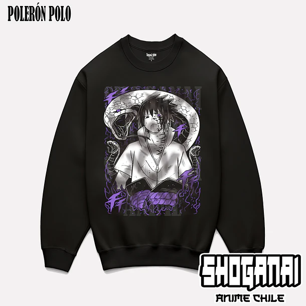 NAR11 Sasuke Uchiha - NARUTO - ADULTO (Polera o Polerón) 6