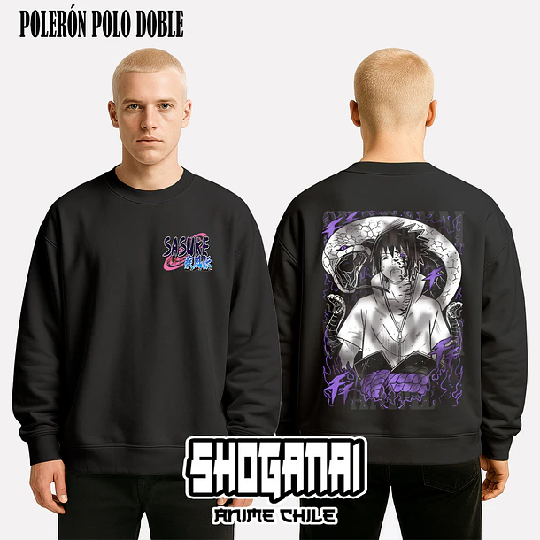 NAR11 Sasuke Uchiha - NARUTO - ADULTO (Polera o Polerón) 7