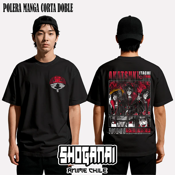 NAR12 Itachi Uchiha - NARUTO - ADULTO (Polera o Polerón) 3