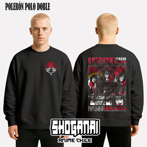 NAR12 Itachi Uchiha - NARUTO - ADULTO (Polera o Polerón) 8