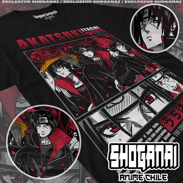 NAR12 Itachi Uchiha - NARUTO - ADULTO (Polera o Polerón) 1