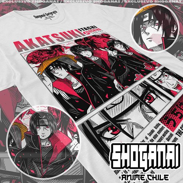 NAR12 Itachi Uchiha - NARUTO - INFANTIL (Polera o Polerón) 2