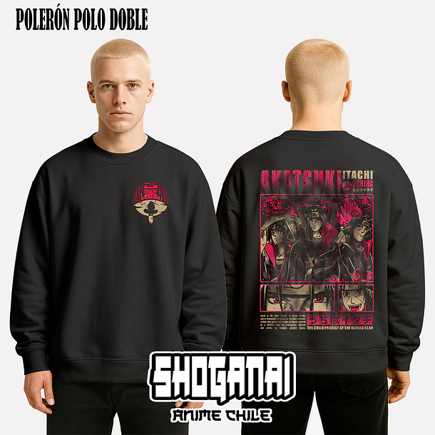 NAR12 OP2 Itachi Uchiha - NARUTO - ADULTO (Polera o Polerón) 7
