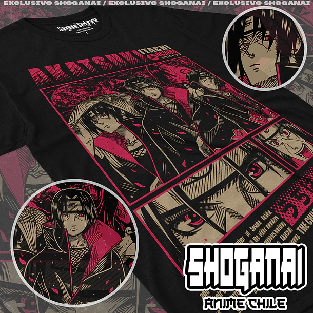 NAR12 OP2 Itachi Uchiha - NARUTO - ADULTO (Polera o Polerón) 1