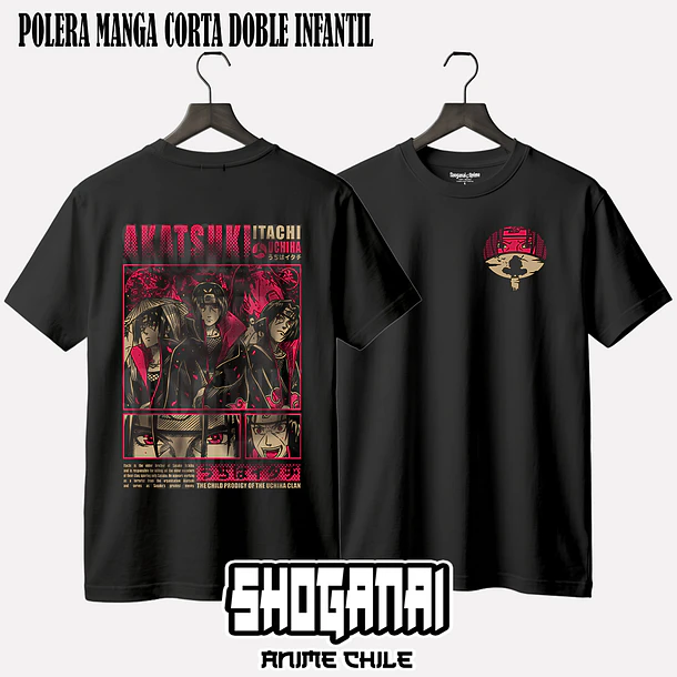 NAR12 OP2 Itachi Uchiha - NARUTO - INFANTIL (Polera o Polerón) 2