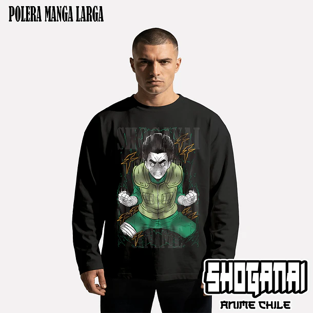 NAR13 Rock Lee - NARUTO - ADULTO (Polera o Polerón) 3