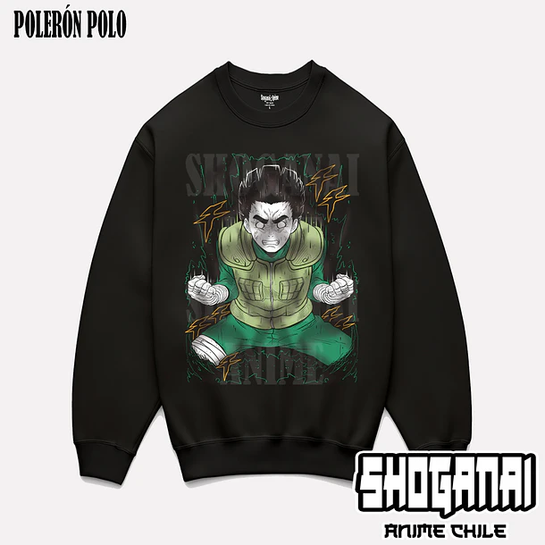 NAR13 Rock Lee - NARUTO - ADULTO (Polera o Polerón) 6