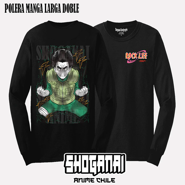 NAR13 Rock Lee - NARUTO - ADULTO (Polera o Polerón) 4