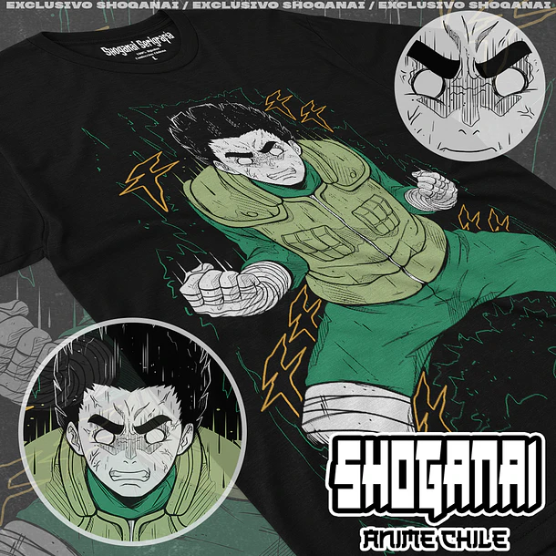 NAR13 Rock Lee - NARUTO - ADULTO (Polera o Polerón) 1