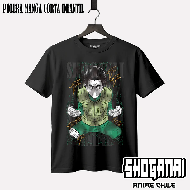 NAR13 Rock Lee - NARUTO - INFANTIL (Polera o Polerón) 1