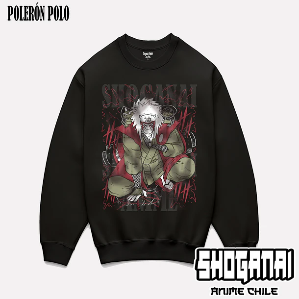 NAR14 Jiraiya - NARUTO - ADULTO (Polera o Polerón) 6
