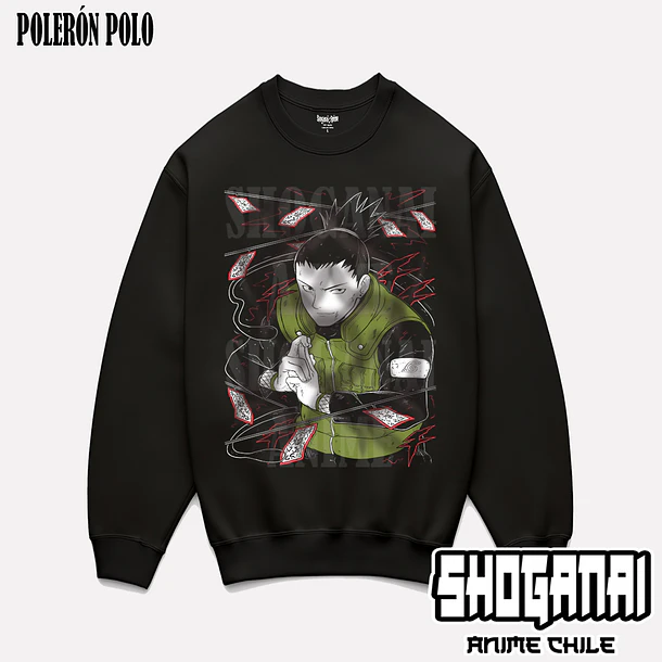 NAR15 Shikamaru Nara - NARUTO - ADULTO (Polera o Polerón) 6