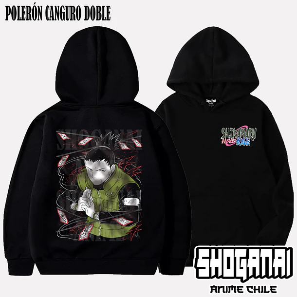 NAR15 Shikamaru Nara - NARUTO - ADULTO (Polera o Polerón) 5