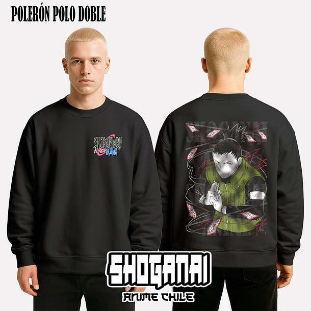 NAR15 Shikamaru Nara - NARUTO - ADULTO (Polera o Polerón) 7