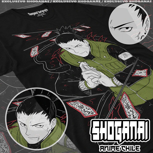 NAR15 Shikamaru Nara - NARUTO - ADULTO (Polera o Polerón) 1