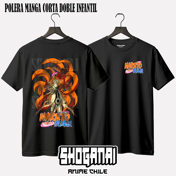NAR16 Naruto Uzumaki - NARUTO - INFANTIL (Polera o Polerón) 3