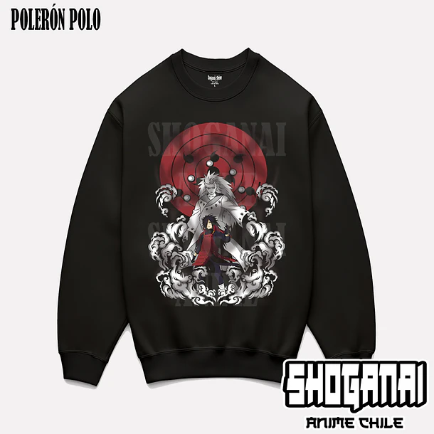 NAR17 Madara Uchiha - NARUTO - ADULTO (Polera o Polerón) 6
