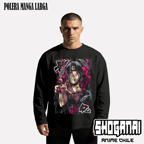 NAR18 Itachi Uchiha - NARUTO - ADULTO (Polera o Polerón) 3