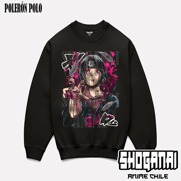 NAR18 Itachi Uchiha - NARUTO - ADULTO (Polera o Polerón) 6